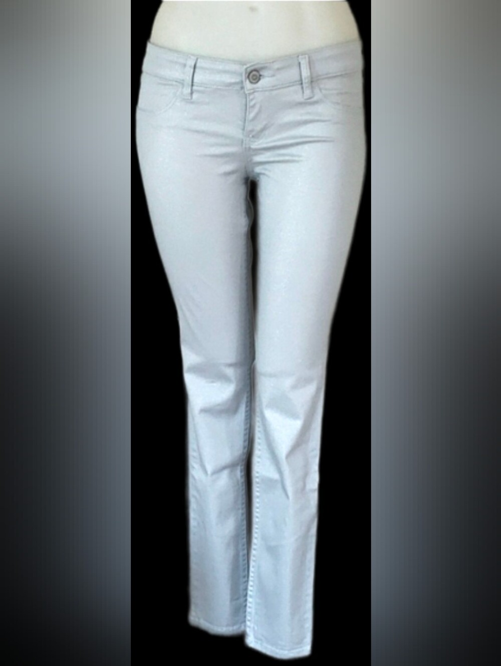 Hollister Y2K Pale Silver Skinny Jeggings 3 / 26 Regular NWT